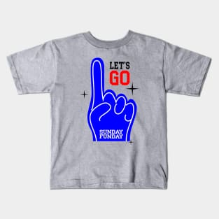 Footbal cheers finger sign Kids T-Shirt